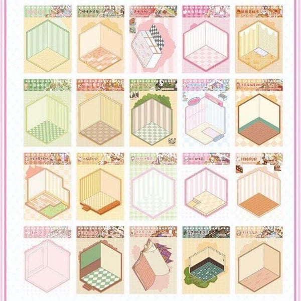 Miniature World 3D Sticker Book