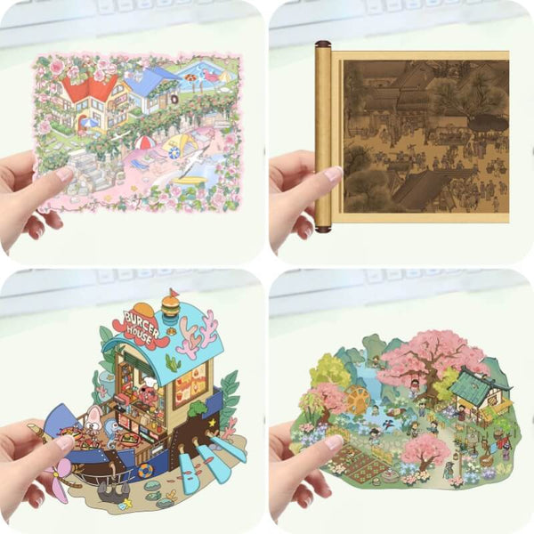 Leisure Holiday Series 3D Stickers