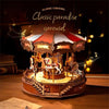 Wooden Music Box DIY Kit, STEAM Educational Wooden Music Box, DIY Wooden Carousel Music Box, Wooden Music Box Assembly Toy, Classic Carousel Music Box, Educational Wooden Music Box Kit, DIY Wooden Music Box for Kids, STEAM Learning Wooden Music Box, Handmade Wooden Music Box Kit, Wooden Music Box Puzzle for STEAM Education