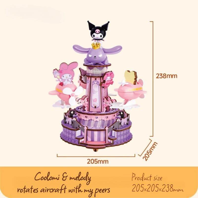 オルゴール Sanrio My Melody Wooden Music Box Train Sanrio music box – CreativeHive