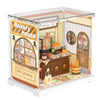 DIY bakery playset, miniature bakery, 3D assembly toy, ABS assembly toy, bakery toy, bread and pastry playset, bakery scene, DIY toy kit, collectible bakery, toy for kids, miniature bakery kit, DIY puzzle toy, home decor miniatures, bakery model, interactive toy, toy for bakers