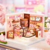 DIY cake shop playset, miniature cake shop, 3D assembly toy, ABS assembly toy, bakery playset, DIY bakery kit, miniature bakery, cute cake shop toy, collectible bakery set, DIY cake model, toy for cake lovers, interactive toy, collectible playset, bakery decoration playset, 3D puzzle toy, miniature food playset