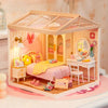 DIY girl bedroom playset, miniature bedroom, 3D assembly toy, ABS assembly toy, DIY bedroom furniture, girl’s room playset, miniature vanity set, DIY model kit, miniature furniture, toy for girls, bedroom playset, DIY miniature room, cute bedroom décor, collectible playset, miniature vanity set, interactive DIY toy