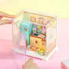 DIY kitchen playset, miniature kitchen, 3D assembly toy, ABS assembly toy, kitchen model, DIY kitchen kit, miniature appliances, kitchen décor playset, DIY home décor toy, miniature cooking set, toy for kitchen lovers, interactive toy, DIY kitchen project, home décor miniatures, 3D puzzle toy, DIY model kit