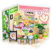 DIY flower shop playset, miniature flower shop, 3D assembly toy, ABS assembly toy, DIY flower shop kit, flower shop model, miniature plants playset, flower lover toy, DIY flower model, interactive flower toy, collectible flower shop, miniature flower décor, home décor miniatures, DIY model kit, flower shop DIY, cute flower shop toy
