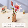 Start with "Eco - friendly Wooden pink lily Assembly Toy" – that includes material, color, product type."STEAM Educational Eco - friendly Wooden pink lily Craft Kit" – adds education aspect."Wooden Bloom Craft Eco - friendly pink lily Assembly Set" – using "bloom craft" as a term."Pink lily Eco - friendly Wooden Puzzle for STEAM Education" – puzzle is another term for assembly toy."Eco - friendly Wooden pink lily DIY Kit for STEAM Learning" – DIY kit is clear."Wooden pink lily Craft Kit Eco - friendly 