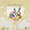 DIY floral bouquet, wooden flower bouquet, 3D flower craft, ABS flower kit, DIY bouquet kit, flower arrangement DIY, wooden flower craft, eco-friendly flower kit, 3D floral model, flower lovers gift, DIY floral decoration, flower bouquet assembly kit, handmade flower bouquet, wooden DIY craft kit, spring flower bouquet