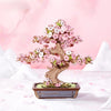 DIY bonsai tree, cherry blossom model, wooden bonsai kit, 3D wooden puzzle kit, bonsai tree craft, cherry blossom tree puzzle, DIY nature model, bonsai puzzle kit, wooden bonsai puzzle, eco-friendly wooden craft, nature-inspired décor, DIY cherry blossom craft, wooden bonsai tree kit, craft kit for nature lovers, bonsai tree décor