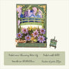 DIY water lily puzzle, 3D wooden water lily model, wooden flower puzzle kit, DIY nature scene, water lily craft, wooden flower arrangement kit, DIY wooden flower model, nature-inspired décor, water lily pond model, wooden bridge puzzle, DIY flower puzzle kit, wooden wisteria flowers, eco-friendly DIY model, water lily 3D kit, nature-inspired wooden model, relaxing wooden puzzle