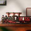 DIY steam train model, wooden train puzzle kit, 3D steam train, DIY vintage train model, wooden train set, steam engine craft, wooden train model kit, eco-friendly puzzle, vintage locomotive puzzle, wooden puzzle for adults, 3D train kit, wooden railway model, DIY wooden model train