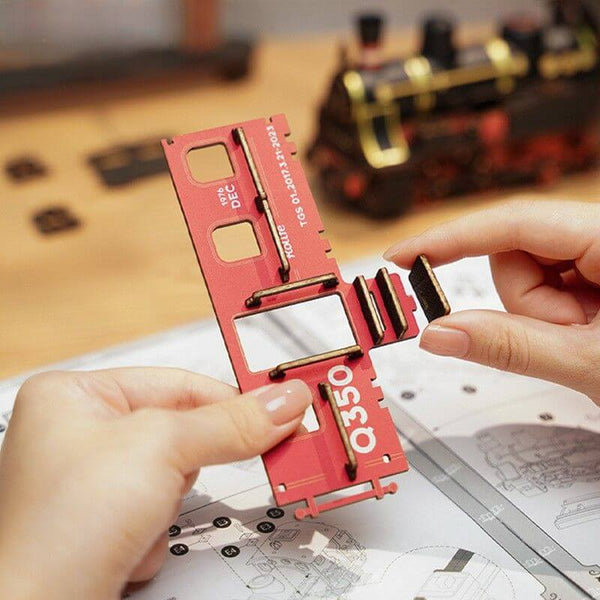 Eco - friendly Wooden DIY Assembly Toy, STEAM Educational Wooden Train Model Puzzle, Eco - friendly Wooden Steam Train Assembly Toy, Wooden Train DIY Kit for STEAM Learning, STEAM Learning Eco - friendly Wooden Train Craft, Educational Wooden 350 Steam Train DIY Set, Eco - friendly Wooden 350 Steam Train Toy for STEAM Education, Wooden 350 Steam Train Assembly Puzzle, STEAM Educational Eco - friendly Wooden 350 Steam Train Toy, 350 Steam Train Eco - friendly Wooden 3D DIY Assembly Craft