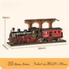 DIY steam train model, wooden train puzzle kit, 3D steam train, DIY vintage train model, wooden train set, steam engine craft, wooden train model kit, eco-friendly puzzle, vintage locomotive puzzle, wooden puzzle for adults, 3D train kit, wooden railway model, DIY wooden model train