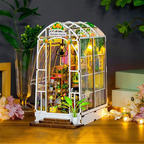 Eco - friendly Wooden DIY Assembly Toy, STEAM Educational Wooden Garden House Puzzle, Eco - friendly Wooden Greenhouse Model for STEAM Learning, Wooden Garden House DIY Kit, STEAM Educational Eco - friendly Wooden Greenhouse Toy, Educational Wooden Garden House Assembly Set, Eco - friendly Wooden DIY Greenhouse Craft, STEAM Learning Wooden Garden House Model, Eco - friendly Wooden Toy for STEAM Education, Wooden Garden House Puzzle for Kids