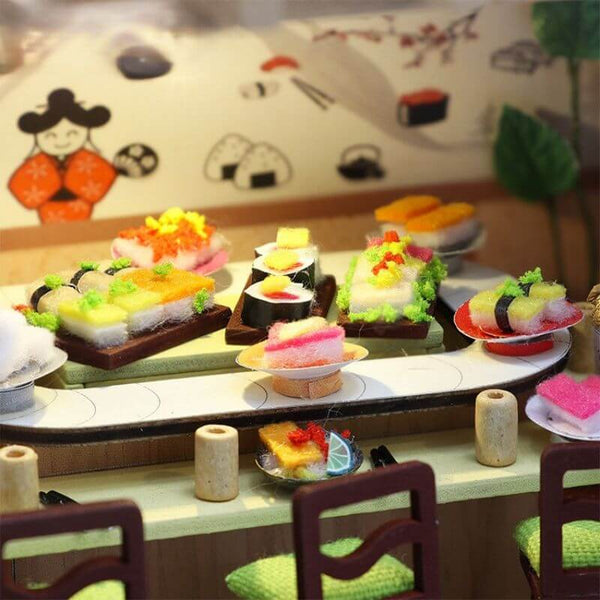 Eco - friendly Wooden DIY Assembly Toy, STEAM Educational Wooden Japanese Sushi Restaurant Puzzle, Eco - friendly Wooden Japanese Sushi Shop Model for STEAM Learning, Wooden Japanese Sushi Restaurant DIY Kit, STEAM Educational Eco - friendly Wooden Sushi Shop Toy, Educational Wooden Japanese Sushi Restaurant Assembly Set, Eco - friendly Wooden DIY Japanese Sushi Craft, STEAM Learning Wooden Japanese Sushi Model, Eco - friendly Wooden Toy for STEAM Education, Wooden Japanese Sushi Restaurant Puzzle for Kids