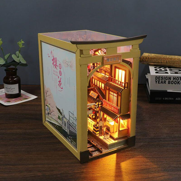 Eco - friendly Wooden DIY Assembly Toy, STEAM Educational Japanese - style Sakura Train Station Wooden Puzzle, Eco - friendly Wooden Japanese - themed Model for STEAM Learning, Wooden Japanese Train Station DIY Kit, STEAM Educational Eco - friendly Wooden Toy, Educational Wooden Japanese - style Assembly Set, Eco - friendly Wooden DIY Japanese Craft, STEAM Learning Wooden Japanese Model, Eco - friendly Wooden Toy for STEAM Education, Wooden Japanese Sakura Train Station Puzzle for Kids