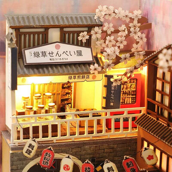 Eco - friendly Wooden DIY Assembly Toy, STEAM Educational Japanese - style Sakura Train Station Wooden Puzzle, Eco - friendly Wooden Japanese - themed Model for STEAM Learning, Wooden Japanese Train Station DIY Kit, STEAM Educational Eco - friendly Wooden Toy, Educational Wooden Japanese - style Assembly Set, Eco - friendly Wooden DIY Japanese Craft, STEAM Learning Wooden Japanese Model, Eco - friendly Wooden Toy for STEAM Education, Wooden Japanese Sakura Train Station Puzzle for Kids