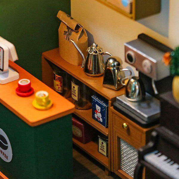 Eco - friendly Wooden DIY Coffee House Kit, STEAM Educational Wooden Coffee Shop Puzzle, Eco - friendly Wooden Coffee House Model for STEAM Learning, Wooden Coffee House DIY Kit, STEAM Educational Eco - friendly Wooden Toy, Educational Wooden Coffee House Assembly Set, Eco - friendly Wooden DIY Coffee Craft, STEAM Learning Wooden Coffee House Model, Eco - friendly Wooden Toy for STEAM Education, Wooden Coffee Shop Puzzle for Kids