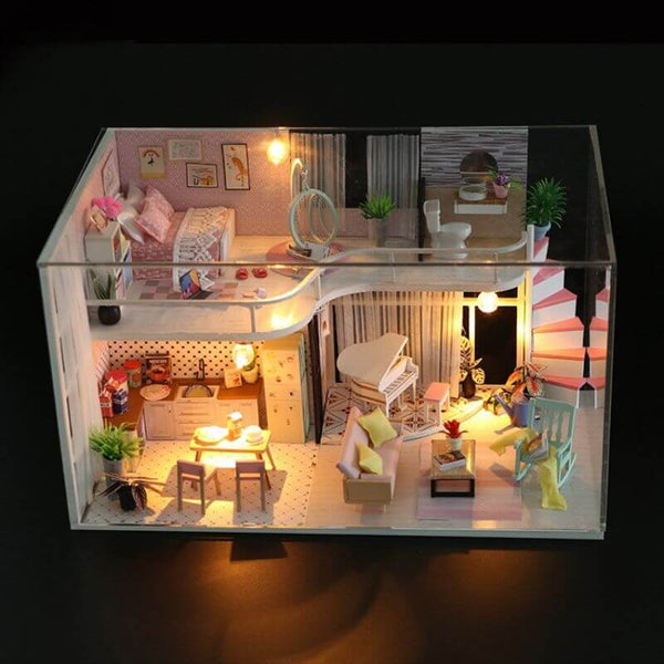 Eco - friendly Wooden DIY Assembly Toy, STEAM Educational Wooden House Puzzle, Eco - friendly Wooden House Model for STEAM Learning, Wooden House DIY Kit, STEAM Educational Eco - friendly Wooden Toy, Educational Wooden House Assembly Set, Eco - friendly Wooden DIY Home Craft, STEAM Learning Wooden House Model, Eco - friendly Wooden Toy for STEAM Education, Wooden House Puzzle for Kids