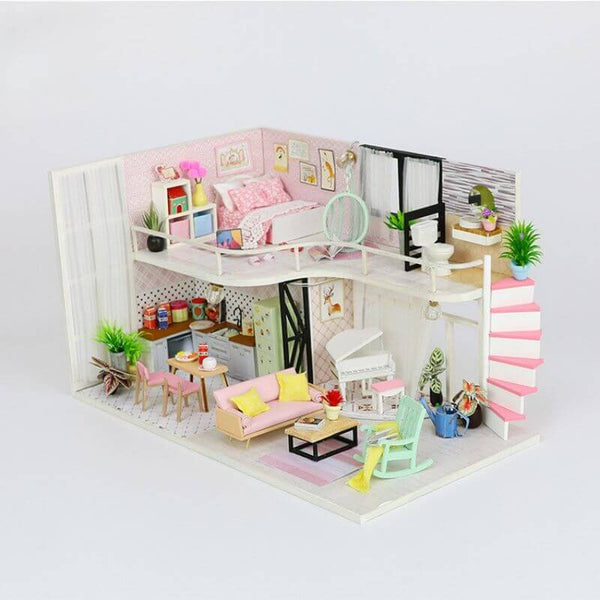 Eco - friendly Wooden DIY Assembly Toy, STEAM Educational Wooden House Puzzle, Eco - friendly Wooden House Model for STEAM Learning, Wooden House DIY Kit, STEAM Educational Eco - friendly Wooden Toy, Educational Wooden House Assembly Set, Eco - friendly Wooden DIY Home Craft, STEAM Learning Wooden House Model, Eco - friendly Wooden Toy for STEAM Education, Wooden House Puzzle for Kids