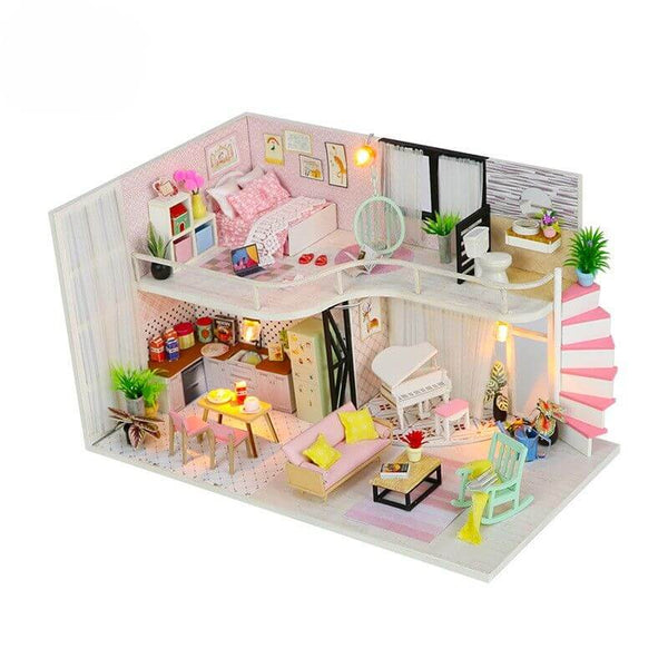 Eco - friendly Wooden DIY Assembly Toy, STEAM Educational Wooden House Puzzle, Eco - friendly Wooden House Model for STEAM Learning, Wooden House DIY Kit, STEAM Educational Eco - friendly Wooden Toy, Educational Wooden House Assembly Set, Eco - friendly Wooden DIY Home Craft, STEAM Learning Wooden House Model, Eco - friendly Wooden Toy for STEAM Education, Wooden House Puzzle for Kids