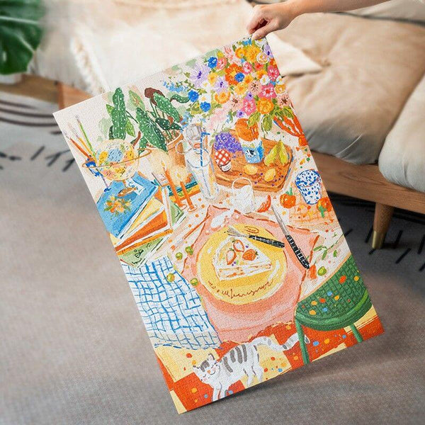 Colorful DIY Puzzle Toy, Artistic Jigsaw Puzzle for STEAM Education, DIY Puzzle for Creative Learning, STEAM Educational Puzzle Toy, Beautiful Scene Puzzle Assembly, Indoor Outdoor Themed Puzzle, DIY Art Puzzle for Kids, STEAM Learning Puzzle Toy, Creative Puzzle Assembly Kit, Colorful Artistic Puzzle for Education