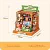 Eco - Friendly Wooden DIY Assembly Toy, STEAM Education Wooden Puzzle, Miniature Scene Wooden Craft, Post Office Themed Wooden Kit, Bookshop Themed DIY Toy, Educational Wooden Construction Set, Sustainable Miniature Puzzle, Creative Wooden Scene Assembly, STEAM Learning Wooden Model, Warm Space Series Wooden Toy
