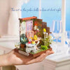 Eco - Friendly Wooden DIY Assembly Toy, STEAM Education Wooden Puzzle, Miniature Scene Wooden Craft, Post Office Themed Wooden Kit, Bookshop Themed DIY Toy, Educational Wooden Construction Set, Sustainable Miniature Puzzle, Creative Wooden Scene Assembly, STEAM Learning Wooden Model, Warm Space Series Wooden Toy