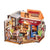 Eco - Friendly Wooden DIY Assembly Toy, STEAM Education Wooden Puzzle, Bookstore Themed Wooden Kit, Educational Wooden Construction Set, Sustainable Wooden Building Kit, Creative Wooden Scene Assembly, DIY Wooden Bookstore Model, STEAM Learning Wooden Toy, Eco - Conscious Wooden Puzzle, Bookstore - Themed Educational Toy