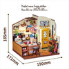 Eco - Friendly Wooden DIY Assembly Toy, STEAM Education Wooden Kitchen Kit, Educational Wooden Happy Kitchen Model, Sustainable Wooden DIY Puzzle, Kitchen Themed STEAM Toy, Eco - Conscious Wooden Construction Set, DIY Wooden Kitchen Scene, Happy Kitchen Educational Puzzle, Wooden Miniature Kitchen Toy, STEAM Learning Kitchen Assembly Kit