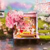 Eco - Friendly Wooden DIY Assembly Toy, Sakura Themed STEAM Education Puzzle, Traditional Style Wooden Craft Kit, Cherry Blossom Miniature Scene, Educational Wooden Construction Set, Sustainable Sakura - inspired Toy, DIY Japanese - style Wooden Model, STEAM Learning Cherry Blossom Kit, Eco - Conscious Traditional Puzzle, Sakura Spring Banquet Wooden DIY Set