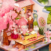 Eco - Friendly Wooden DIY Assembly Toy, Sakura Themed STEAM Education Puzzle, Traditional Style Wooden Craft Kit, Cherry Blossom Miniature Scene, Educational Wooden Construction Set, Sustainable Sakura - inspired Toy, DIY Japanese - style Wooden Model, STEAM Learning Cherry Blossom Kit, Eco - Conscious Traditional Puzzle, Sakura Spring Banquet Wooden DIY Set