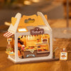 Eco - Friendly Wooden DIY Assembly Toy, STEAM Education Wooden Puzzle, Bakery Themed Wooden Kit, Dairy Themed Educational Toy, Educational Wooden Construction Set, Sustainable Wooden DIY Puzzle, Eco - Conscious Wooden Building Kit, Creative Wooden Scene Assembly, STEAM Learning Wooden Toy, Themed Wooden DIY Set