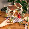 Eco - Friendly Wooden DIY Assembly Toy, STEAM Education Flower Shop Kit, Educational Wooden Flower Shop Model, Sustainable Wooden DIY Puzzle, Flower Shop Themed STEAM Toy, Eco - Conscious Wooden Construction Set, DIY Wooden Flower Shop Scene, Emily’s Flower Shop Educational Puzzle, Wooden Miniature Flower Shop Toy, STEAM Learning Flower Shop Assembly Kit