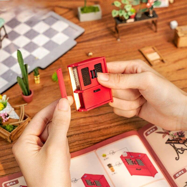 Eco - Friendly Wooden DIY Assembly Toy, STEAM Education Flower Shop Kit, Educational Wooden Flower Shop Model, Sustainable Wooden DIY Puzzle, Flower Shop Themed STEAM Toy, Eco - Conscious Wooden Construction Set, DIY Wooden Flower Shop Scene, Emily’s Flower Shop Educational Puzzle, Wooden Miniature Flower Shop Toy, STEAM Learning Flower Shop Assembly Kit