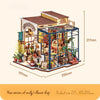 Eco - Friendly Wooden DIY Assembly Toy, STEAM Education Flower Shop Kit, Educational Wooden Flower Shop Model, Sustainable Wooden DIY Puzzle, Flower Shop Themed STEAM Toy, Eco - Conscious Wooden Construction Set, DIY Wooden Flower Shop Scene, Emily’s Flower Shop Educational Puzzle, Wooden Miniature Flower Shop Toy, STEAM Learning Flower Shop Assembly Kit