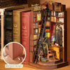 Eco - Friendly Wooden DIY Assembly Toy, STEAM Education Bookcase Puzzle, Book - Themed Wooden Craft Kit, Educational Library Scene Construction Set, Sustainable Wooden Study Model, DIY Secret Library Wooden Toy, Eco - Conscious Book - Inspired Puzzle, STEAM Learning Book Nook Kit, Creative Wooden Bookcase Scene, Book - Themed Educational DIY Set