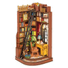 Eco - Friendly Wooden DIY Assembly Toy, STEAM Education Bookcase Puzzle, Book - Themed Wooden Craft Kit, Educational Library Scene Construction Set, Sustainable Wooden Study Model, DIY Secret Library Wooden Toy, Eco - Conscious Book - Inspired Puzzle, STEAM Learning Book Nook Kit, Creative Wooden Bookcase Scene, Book - Themed Educational DIY Set