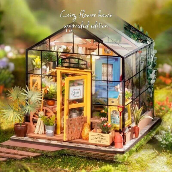 Eco - Friendly Wooden DIY Assembly Toy, Kathy Flower Room Wooden Puzzle, STEAM Education Greenhouse Kit, Educational Wooden Flower House Model, Sustainable Wooden DIY Greenhouse, Flower House Themed STEAM Toy, Eco - Conscious Wooden Construction Set, DIY Glasshouse Wooden Scene, Kathy’s Flower Room Educational Puzzle, Wooden Miniature Greenhouse Toy, STEAM Learning Flower House Assembly Kit