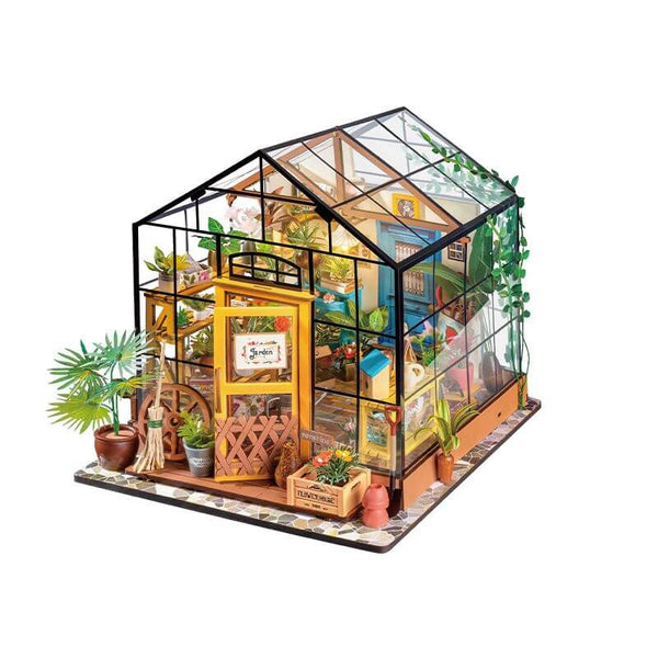 Eco - Friendly Wooden DIY Assembly Toy, Kathy Flower Room Wooden Puzzle, STEAM Education Greenhouse Kit, Educational Wooden Flower House Model, Sustainable Wooden DIY Greenhouse, Flower House Themed STEAM Toy, Eco - Conscious Wooden Construction Set, DIY Glasshouse Wooden Scene, Kathy’s Flower Room Educational Puzzle, Wooden Miniature Greenhouse Toy, STEAM Learning Flower House Assembly Kit