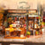 Eco - Friendly Wooden DIY Assembly Toy, STEAM Education Little Bear Restaurant Kit, Educational Wooden Bistro Model, Sustainable Wooden DIY Puzzle, Little Bear Bistro Themed Toy, Eco - Conscious Wooden Construction Set, DIY Wooden Restaurant Scene, STEAM Learning Bear Restaurant Toy, Creative Wooden Bistro Puzzle, Little Bear Restaurant - Themed Educational DIY Set