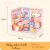 Sanrio ABS DIY assembly toy, STEAM educational toy for kids, Melody ABS puzzle, Kuromi DIY play set, Sanrio STEAM learning toy, ABS material Sanrio craft, DIY Sanrio room model, STEAM - based Sanrio toy, Melody sweet bathroom puzzle, Kuromi fun room assembly toy, Sanrio ABS construction kit, kids’ STEAM Sanrio toy, Melody themed DIY toy, Kuromi stylish room puzzle, Sanrio ABS play and learn toy