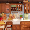 Eco - Friendly Wooden DIY Assembly Toy, Kitchen Themed STEAM Education Puzzle, Educational Wooden Kitchen Model, Sustainable Wooden DIY Kitchen Kit, DIY Wooden Kitchen Scene, Eco - Conscious Wooden Construction Set, STEAM Learning Wooden Kitchen Toy, Wooden Kitchen Craft for Kids, Environmentally Friendly Wooden DIY Set, Kitchen - Inspired STEAM Wooden Puzzle