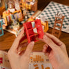 Eco - Friendly Wooden DIY Assembly Toy, STEAM Education Wooden Bookstore Puzzle, Educational Wooden Bookstore Model, Sustainable Wooden DIY Bookstore Kit, DIY Wooden Bookstore Scene, Eco - Conscious Wooden Construction Set, Bookstore Themed STEAM Toy, Wooden Bookstore Craft for Kids, Environmentally Friendly Bookstore DIY Set, STEAM Learning Wooden Bookstore Puzzle
