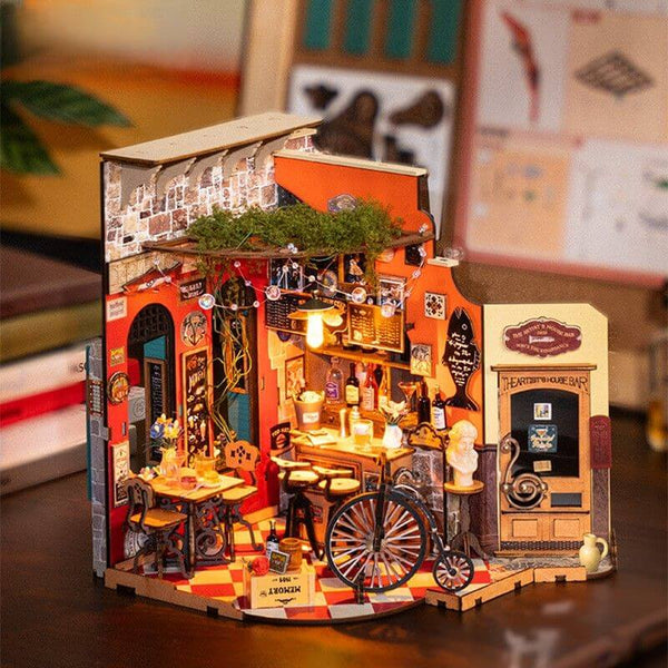 Eco - Friendly Wooden DIY Assembly Toy, Chelsea Bar Wooden Puzzle, STEAM Education Bar Model, Educational Wooden Construction Set, Sustainable Chelsea Bar Kit, DIY Wooden Pub Scene, Eco - Conscious Bar Craft, STEAM Learning Bar Toy, Chelsea Bar - Themed Educational DIY Set, Wooden Pub Assembly Kit for Kids