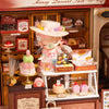 Eco - Friendly Wooden DIY Assembly Toy, STEAM Education French Dessert Shop Puzzle, Educational Wooden Dessert Shop Model, Sustainable Wooden DIY Sweet Shop Kit, DIY Wooden French Pastry Shop Scene, Eco - Conscious Dessert Shop Craft, STEAM Learning Wooden Dessert Toy, Wooden French Dessert Shop Construction Set, Environmentally Friendly DIY Dessert Shop, French - Themed Wooden Puzzle for STEAM Education