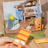 Eco - Friendly Wooden DIY Assembly Toy, Dream Isle Florist Wooden Puzzle, STEAM Education Flower House Kit, Educational Wooden Florist Model, Sustainable Wooden DIY Flower Shop Set, DIY Wooden Dream Isle Flower House, Eco - Conscious Florist Craft, STEAM Learning Flower House Toy, Wooden Flower Shop Construction Kit, Environmentally Friendly Dream Isle Florist DIY Set