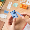 Eco - Friendly Wooden DIY Assembly Toy, Dream Isle Florist Wooden Puzzle, STEAM Education Flower House Kit, Educational Wooden Florist Model, Sustainable Wooden DIY Flower Shop Set, DIY Wooden Dream Isle Flower House, Eco - Conscious Florist Craft, STEAM Learning Flower House Toy, Wooden Flower Shop Construction Kit, Environmentally Friendly Dream Isle Florist DIY Set