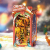 Eco - Friendly Wooden DIY Assembly Toy, Christmas Street Scene Wooden Puzzle, STEAM Education Christmas Toy, Christmas - Themed Wooden Craft, Sustainable Christmas DIY Set, DIY Christmas Wooden Model, Eco - Conscious Christmas Puzzle, STEAM Learning Christmas Toy, Christmas Street View Wooden Kit, Environmentally Friendly Christmas DIY Toy